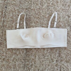 Aya Muse White Bandeau Top
